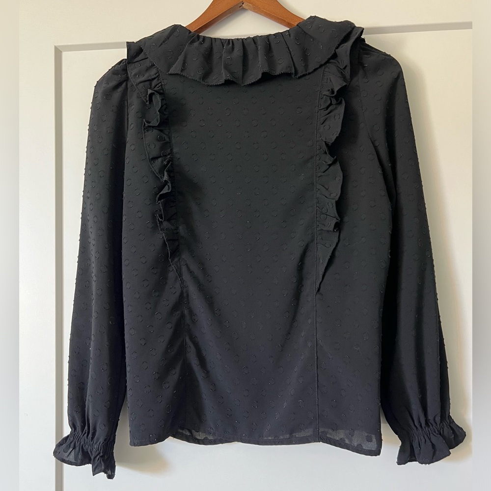 🖤Loft Ruffled Top (Size SP) - Picture 7 of 12